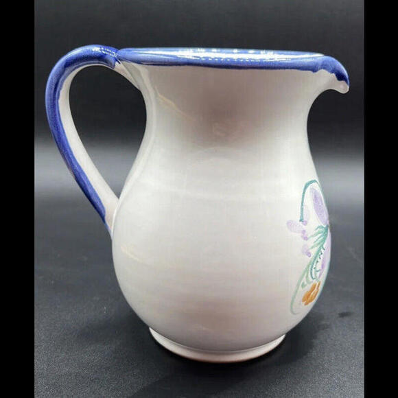CER Giovanni Vietri Sim Italian Pottery Hand Painted Pitcher - Picture 3 of 9